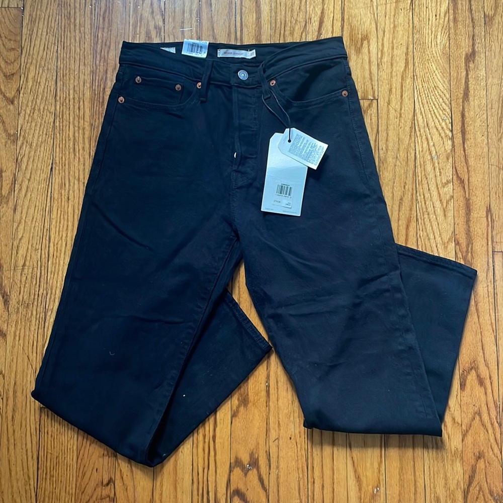 High rise straigh jeans